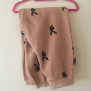 Playboy x missguided logo joggers